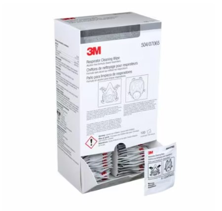 3M RESPIRATOR CLEANING WIPE 100 PER BOX from GME Supply